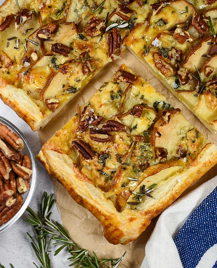 Pear and Blue Cheese Tart
