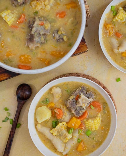 Hearty Caribbean Oxtail Soup Recipe