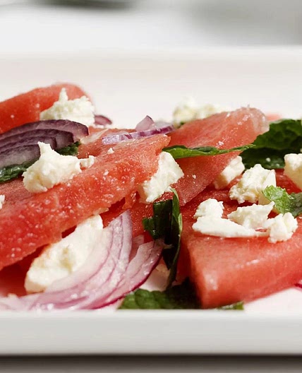 Watermelon feta salad