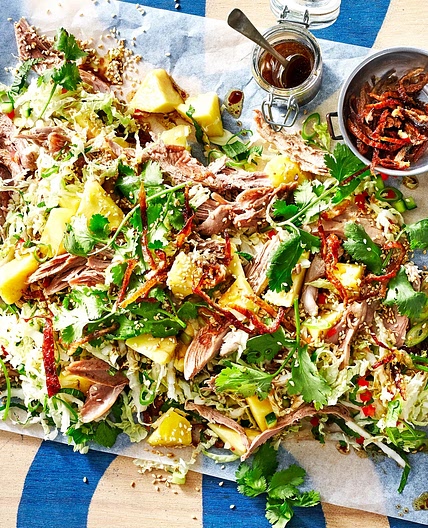 Sesame duck salad