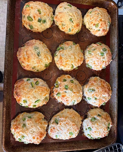 Cottage Cheese Breakfast Biscuits