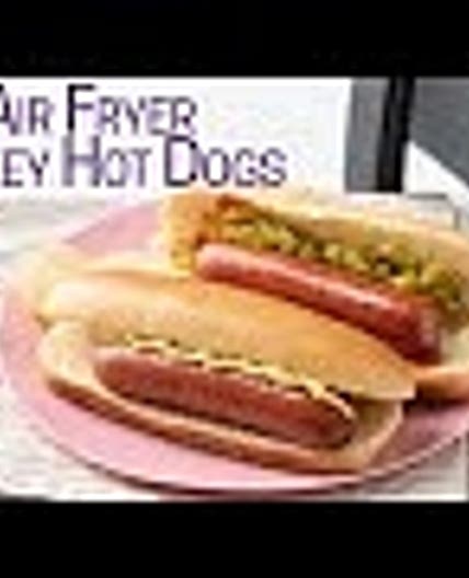 Air Fryer Turkey Hot Dogs