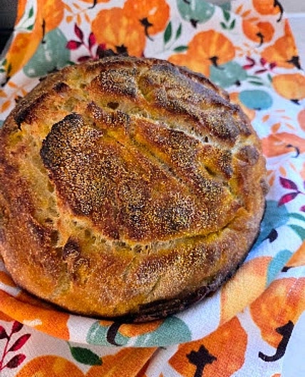 Pumpkin Sourdough Bread