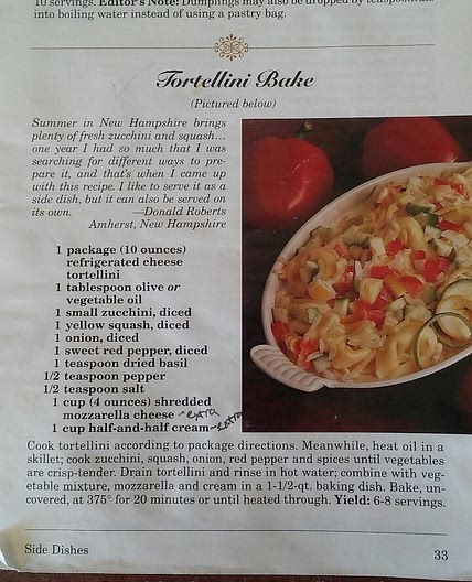 Tortellini Bake