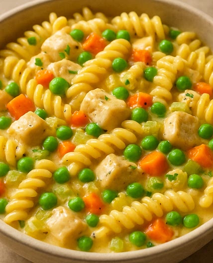 Chicken Pot Pie Pasta!
