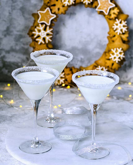 Martini à la noix de coco pour Noël