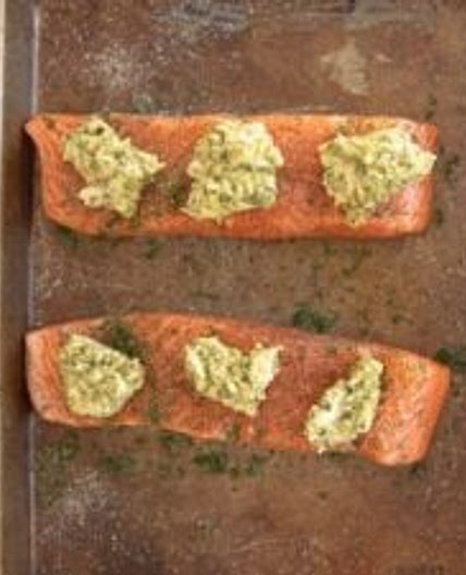 Pesto Butter Salmon