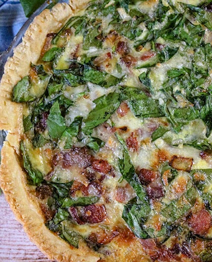 Kitty's Spinach Quiche