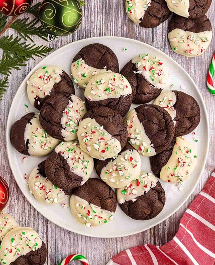 Chocolate Peppermint Cookies