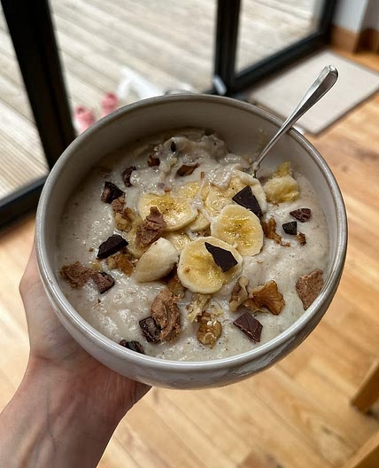 Egg white rice porridge