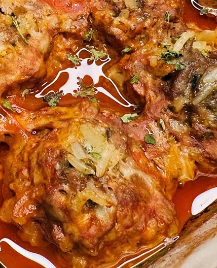 Old-Fashioned Porcupuine Meatballs