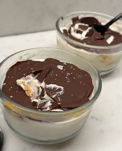 Quark protein pudding