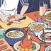 a chef with idea