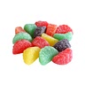 20 worm-shaped chewy fruit snacks