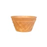Store bought cone, with a flat bottom