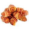 12 cocktail sausages wrapped in bacon