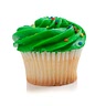 Green frosted cupcakes