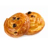 3 pain au raisins (see note), roughly torn