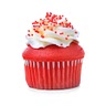 1 red velvet cupcake