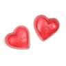 Red and pink gummy hearts