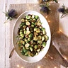 Brussels sprouts with crispy chestnuts