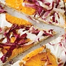 Roasted Orange & Radicchio Salad Pizza