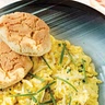 Herbed-Gruyère Scrambled Eggs with Easy Almond-Flour Biscuits