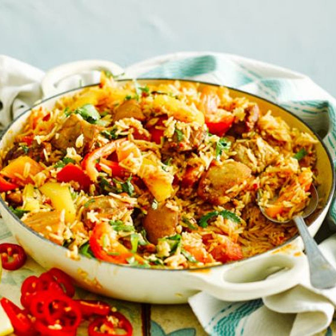 Peri-peri chicken pilaf