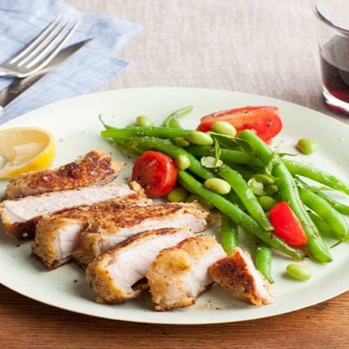 Parmesan-crusted Pork Chops