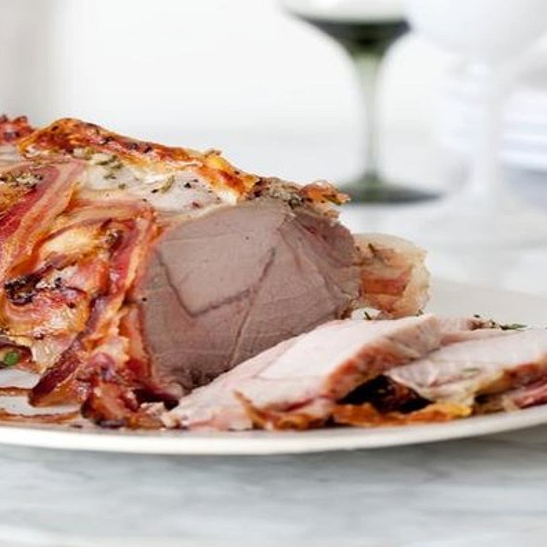 Pancetta-Wrapped Pork Roast