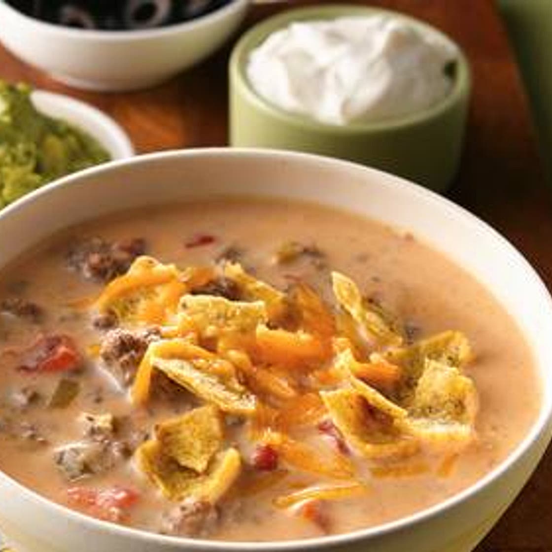 Beefy Nacho Soup