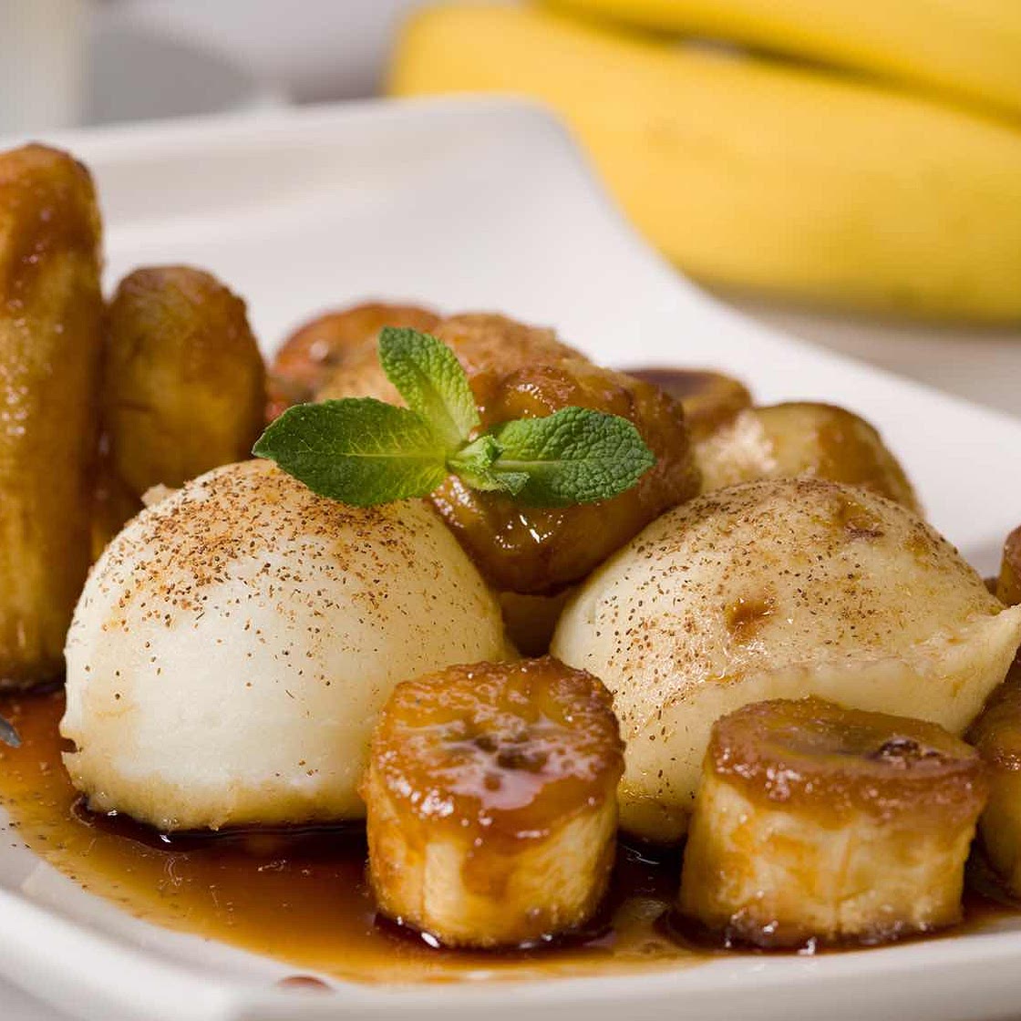 Spiced Baked Bananas