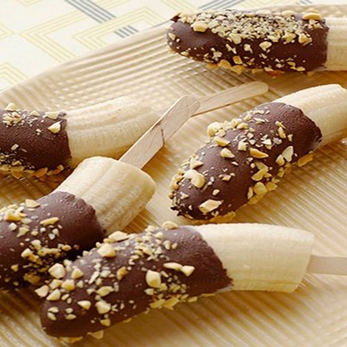 Chocolate Covered Banana Pops