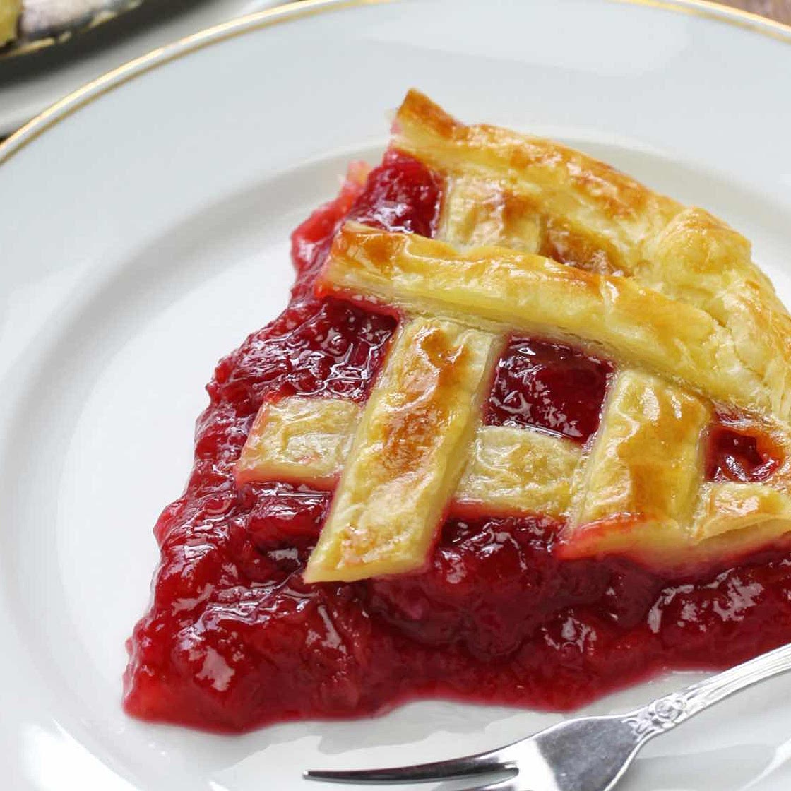 Rhubarb and Coriander Tart