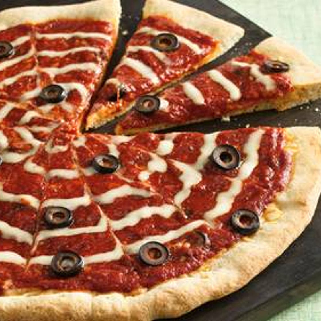 Spooky Spiderweb Pizza