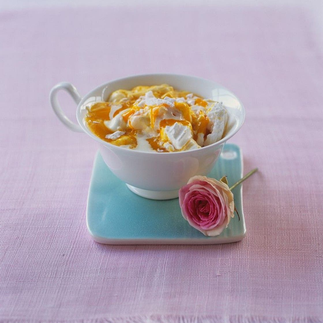 Mango and Orange Eton Mess