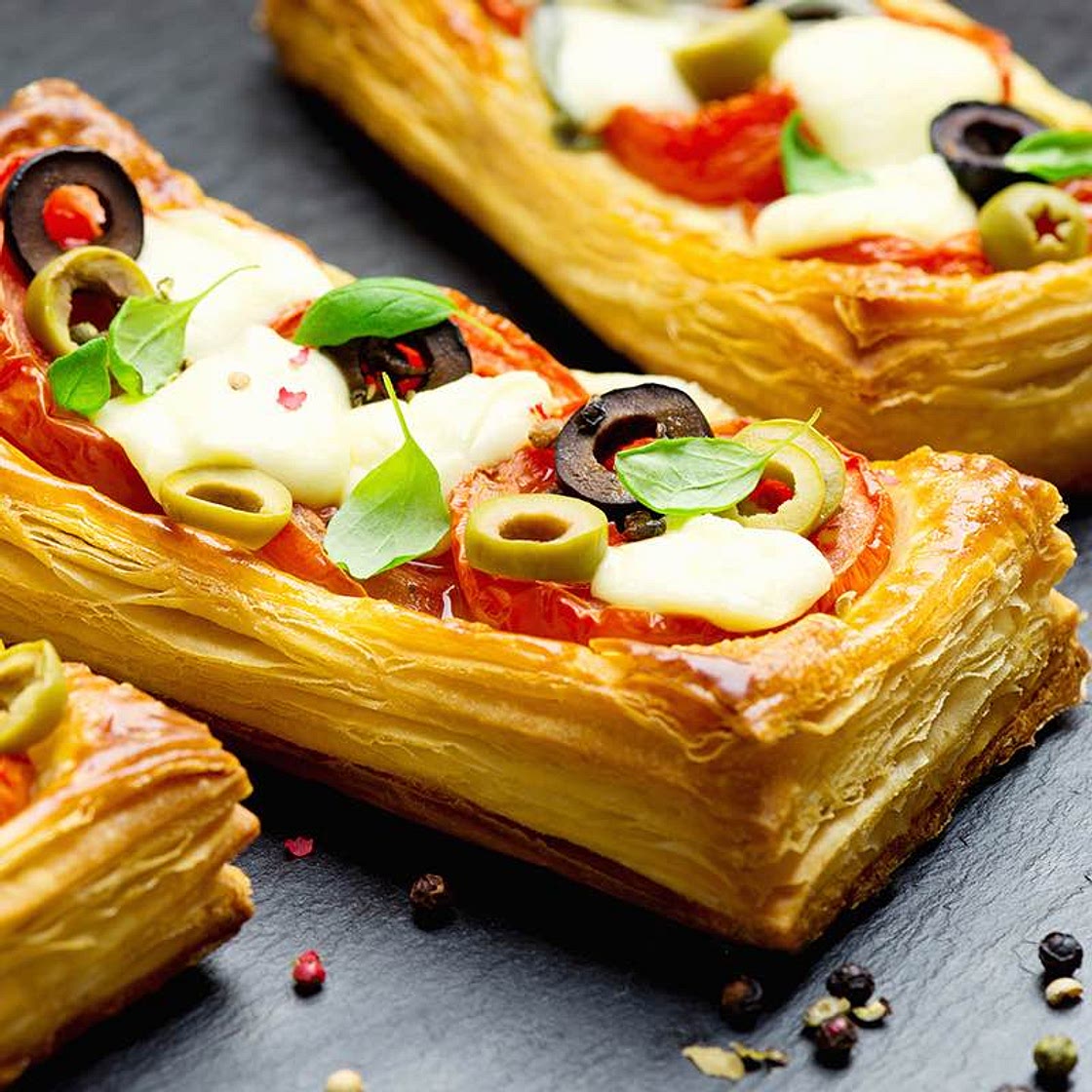 vegetable pizza puff recipe | Schwartz