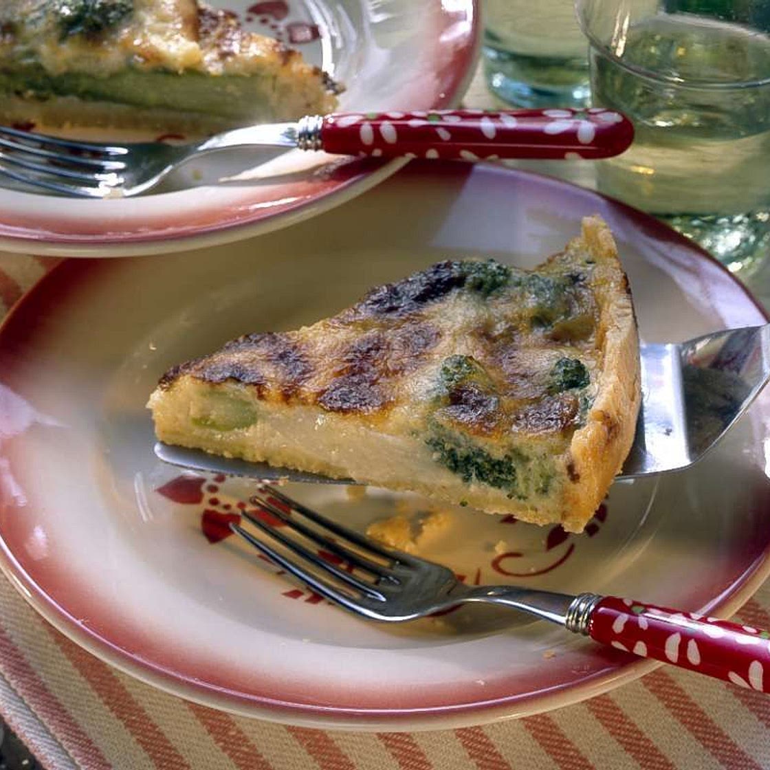 Broccoli Asparagus Quiche