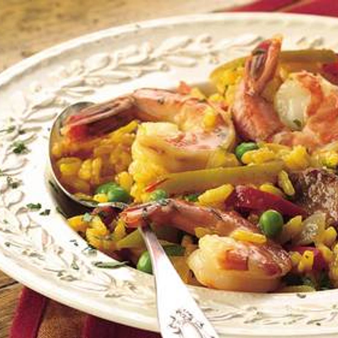 Sausage and Shrimp Paella
