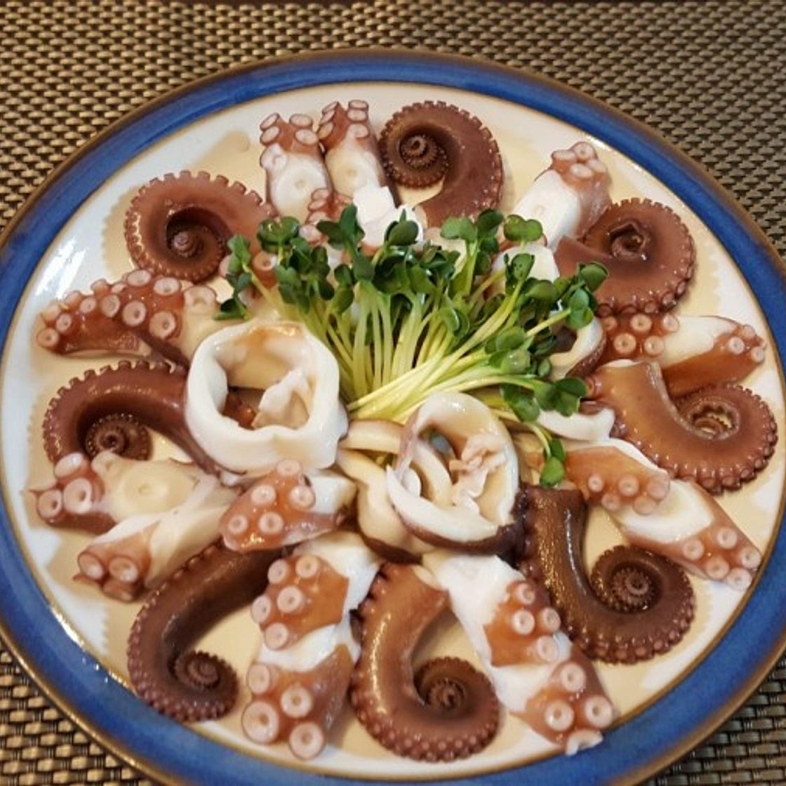 문어숙회 삶는 법 시간이 중요