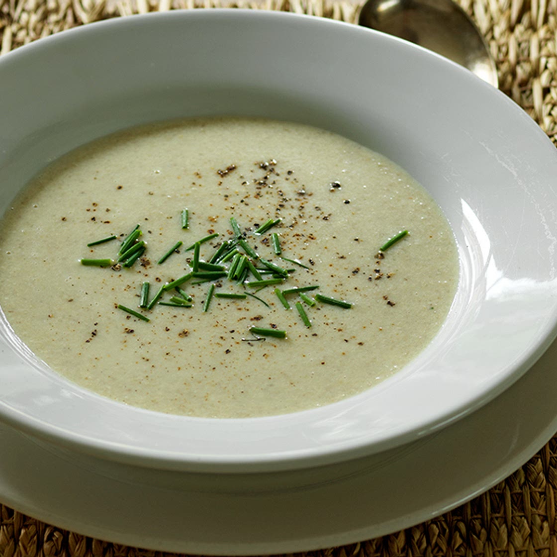 Creamy chicken and mushroom soup