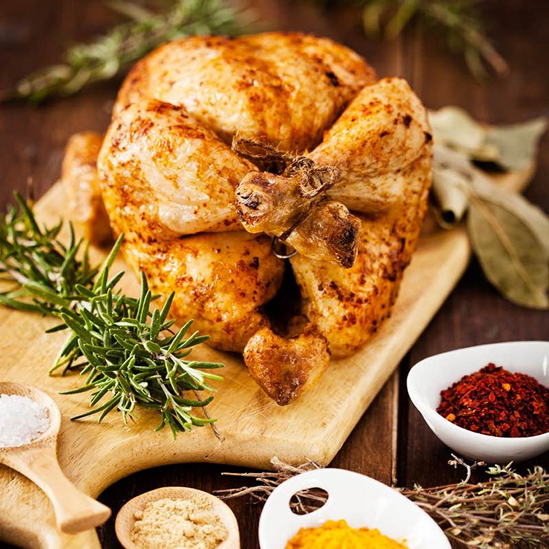 lemon and herb roast chicken recipe | Schwartz