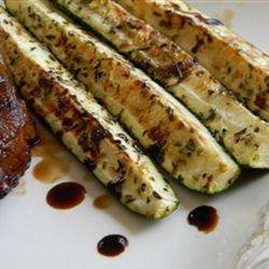 Courgette grillée balsamique