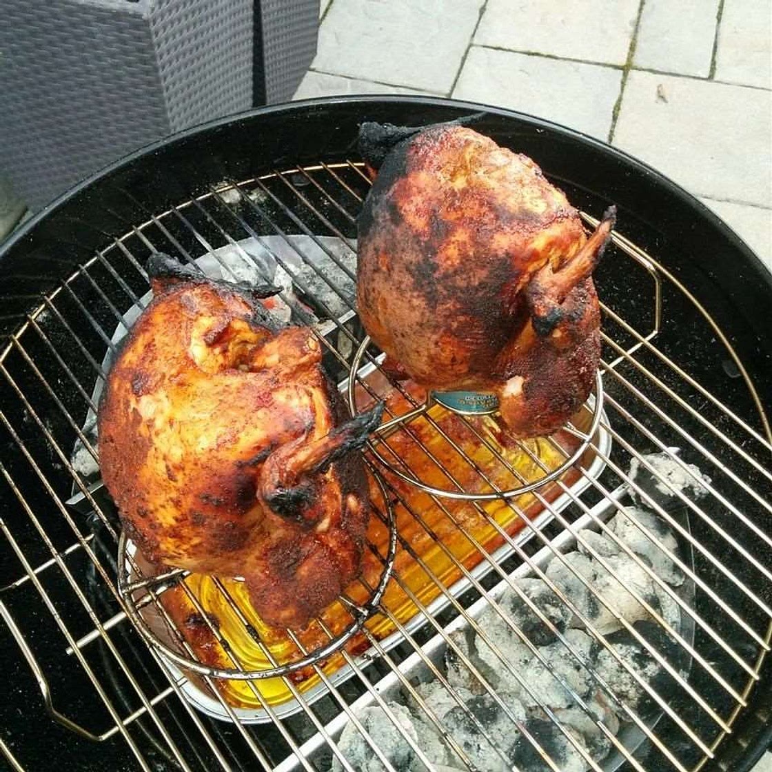 BBQ beer can chicken