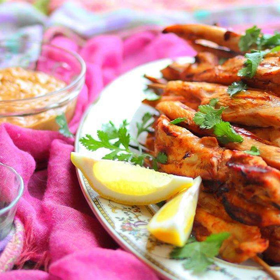 Satay Chicken Skewers