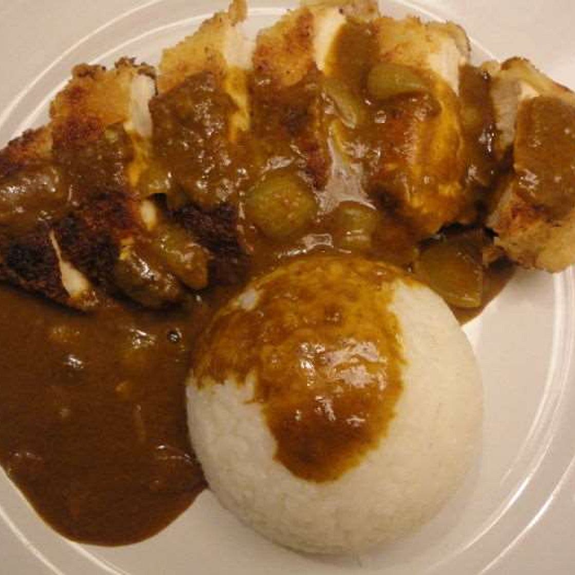 "Fakeaway" katsu chicken curry