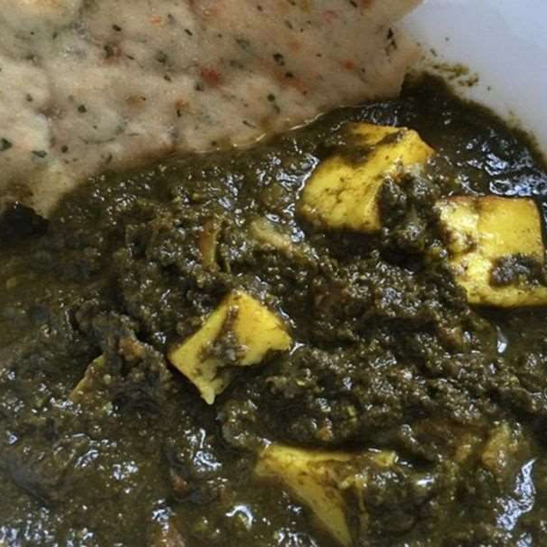 Easy palak paneer