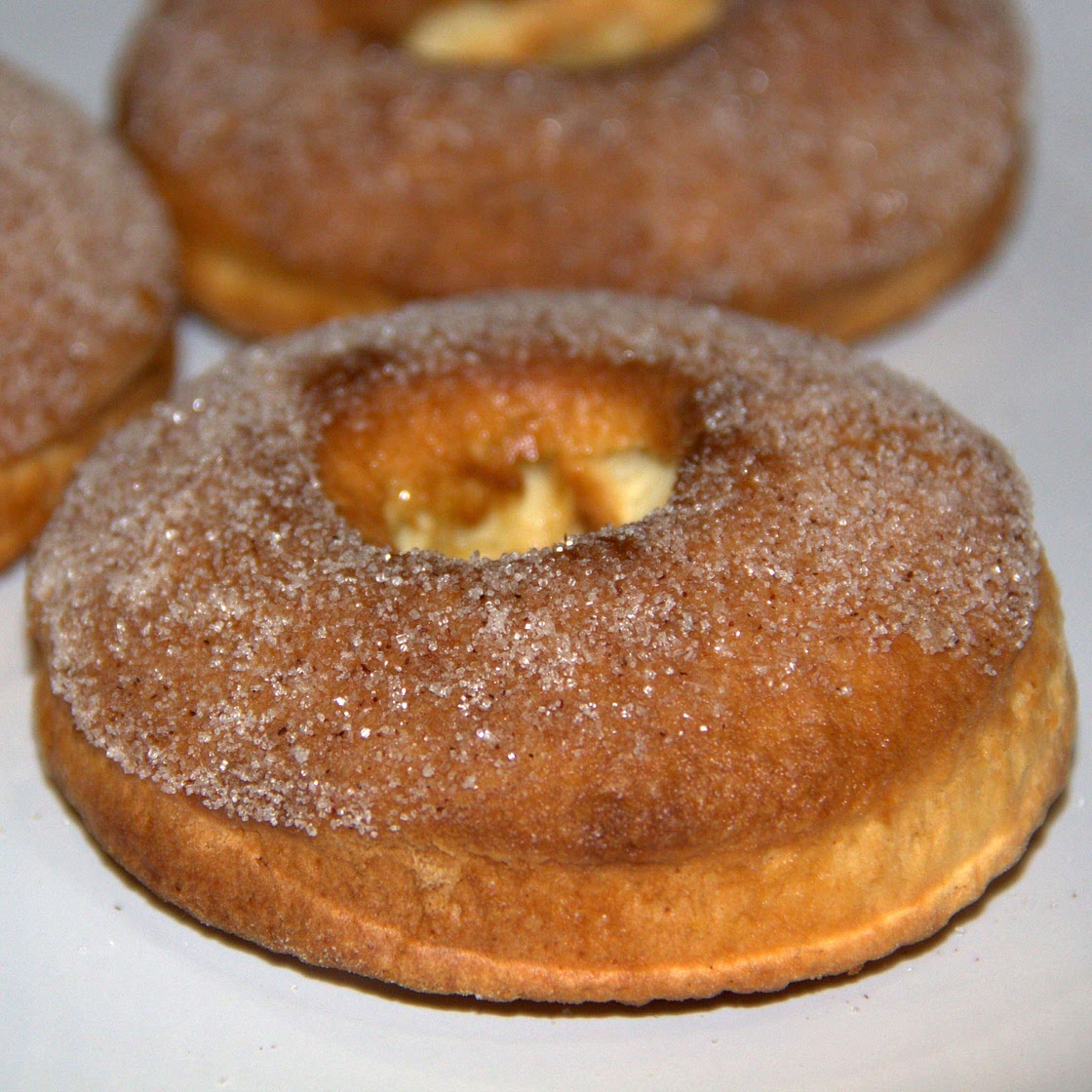 Cinnamon and Sugar Doughnuts Air Fryed
