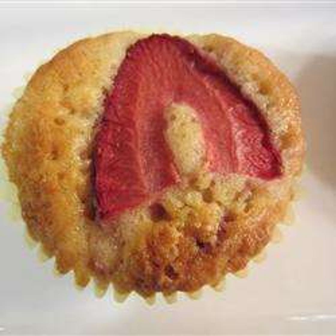 Muffins aux fraises pour la St-valentin