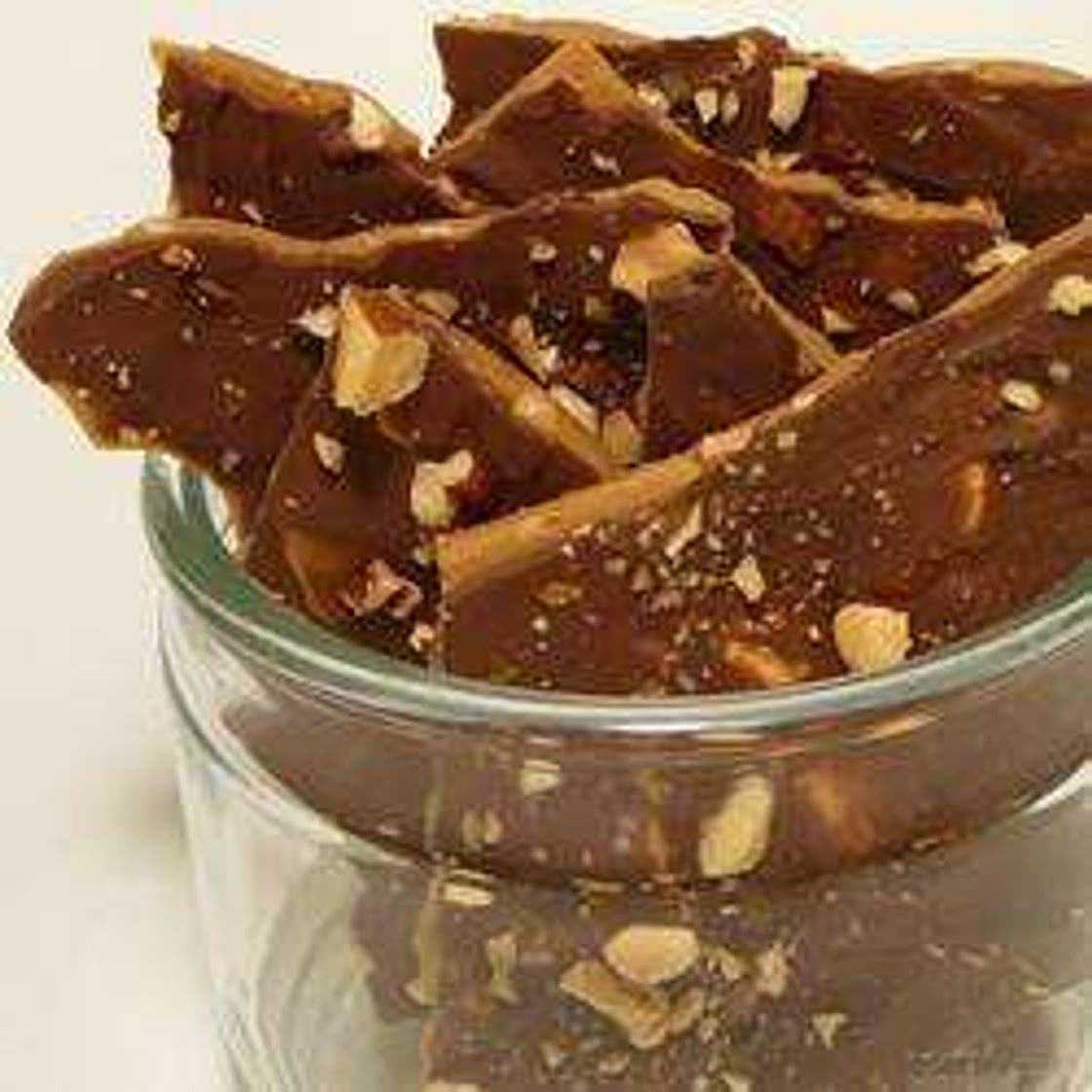 Almond and Caramel Brittle